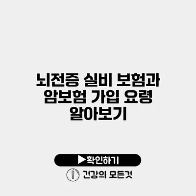 뇌전증 실비 보험과 암보험 가입 요령 알아보기